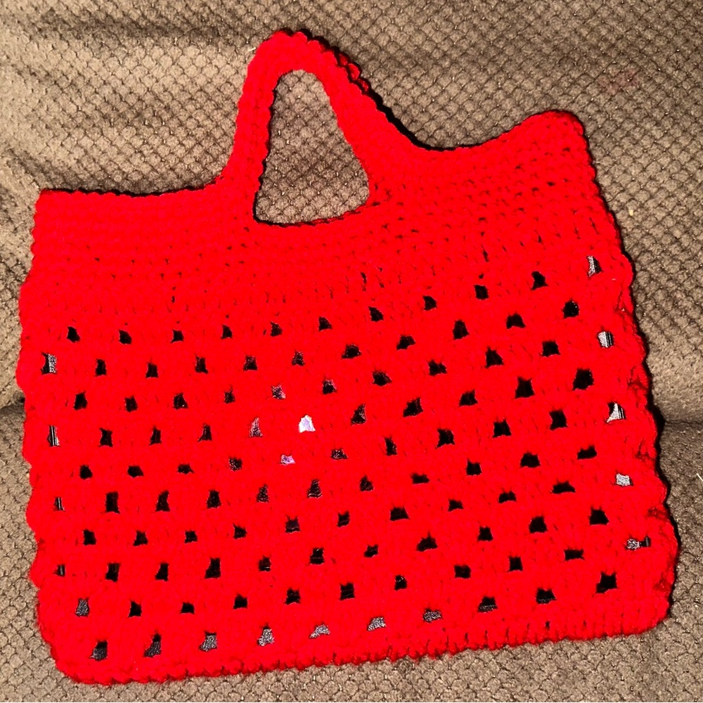 Red Tablet Cover with Circular Cutouts